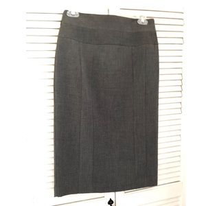 Worthington Gray & White Tweed Lined Pencil Skirt NWT 6